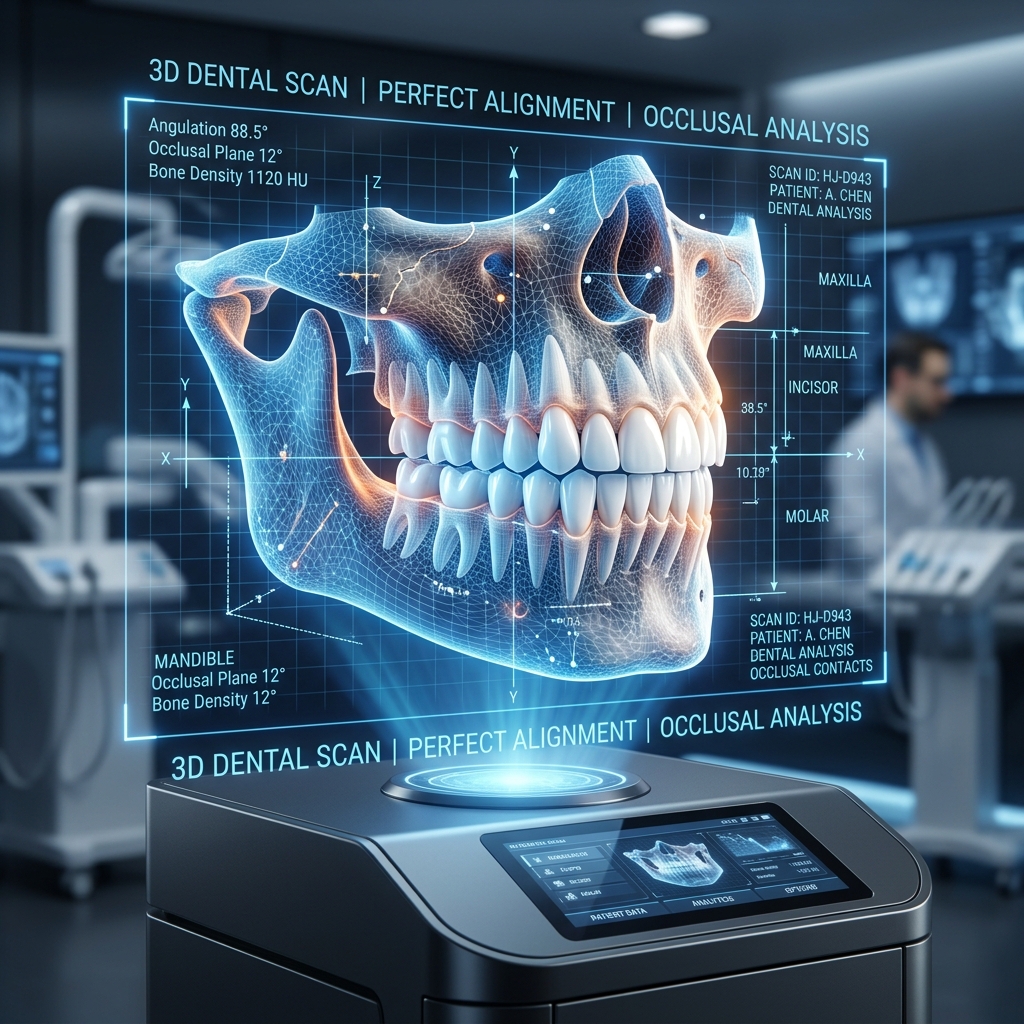 Futuristic 3D digital scan for full mouth rehabilitation